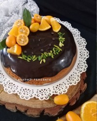 کیک پرتقالی بدون آب پرتقال