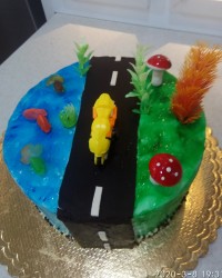 کیک تولد بچه گانه