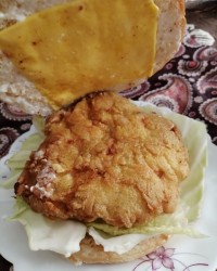 برگر مرغ (زینگر برگر)