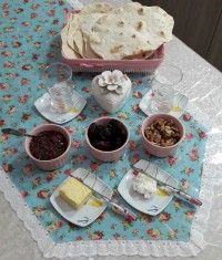 نان لواش خانگی (بدون خمیر مایه)