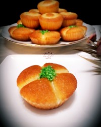 کاپ کیک کرم دار (شربتی)