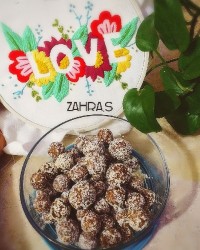 توپک خرمایی مغز دار