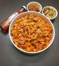 خوراک مرغ و سیب زمینی