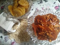 سوهان عسلی بادامی وکنجدی