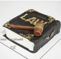 کیک کتاب قانون