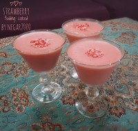 پودینگ توت فرنگی