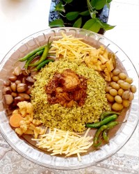 شوید پلو و تن ماهی