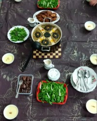 افطاری نیمه شعبان خونه مامانم