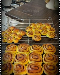 نان رولی دارچینی