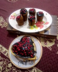 کیک وکاپ کیک بدون همزن وفر