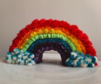 کیک رنگین کمون