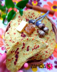 نان سیب زمینی باسبزیجات معطر