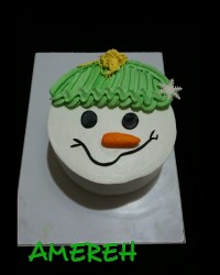 کیک آدم برفی زمستون?