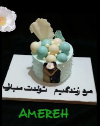 کیک سفارش مشتری