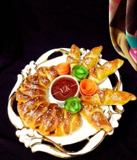 پیراشکی گوشت با خمیر جادویی