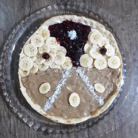 تارت نسکافه و گردو