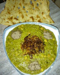 آش سبزی شیرازی