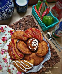 پیراشکی سیب زمینی با تخم مرغ