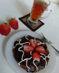 کرپ کیک شکلاتی