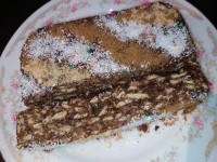 کیک یخچالی فوری