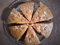 کیک گردو و هویج.بسیاربسیار عالی و خوشمزه.