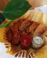 شنیسل مرغ متفاوت