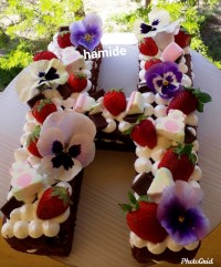 کیک سابله شکلاتی وکاپ کیک