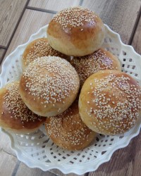 نان همبرگرد خانگی??