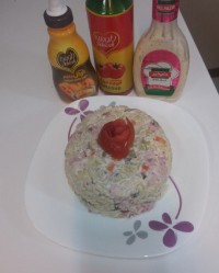 سالاد ماکارونی قالبی