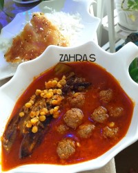 خورش قیمه با کوفته قلقلی