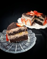 کیک شکلاتی بی بی