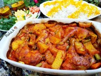 خوراک مرغ تنوری