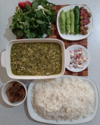 خورشت باقلاقاتوق وپلوکته