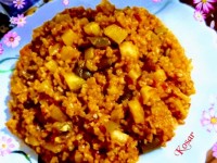 دمی بلغور گندم باسبزیجات