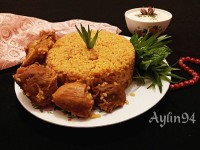 کته گوجه با گوشت شترمرغ