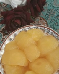 اینم از کامپوت سیب من اگه خوشتون اومد لایک کنید