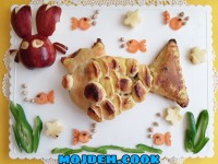 اشترودل مرغ و قارچ