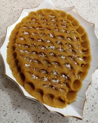 حلوا دو آرد (گندم و برنج)