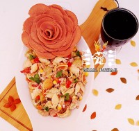 سالاد ماکارونی با ژامبون