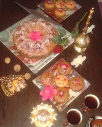 کاپ کیک گل محمدی