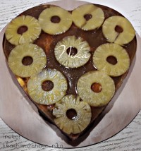 کیک یخچالی ژله وآناناس