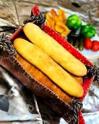 نان باگت خانگی