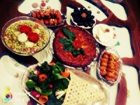 سفره افطاری پیشواز ماه رمضان