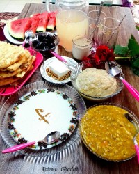 اولین افطار ماه مبارک رمضان