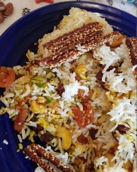 آجیل پلوی گیاهی