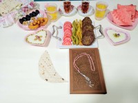 اولین سفره ساده افطاری خونمون