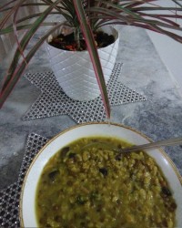 سوپ عدس وقارچ