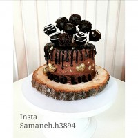 کیک شیفون شکلاتی عریان