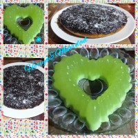 کیک ماست و ژله بستنی طالبی