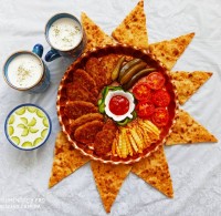 کتلت با مخلفات